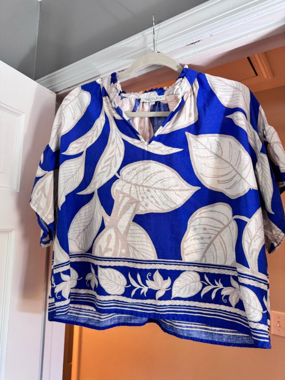 Rachel Zoe Flutter Sleeve blouse
